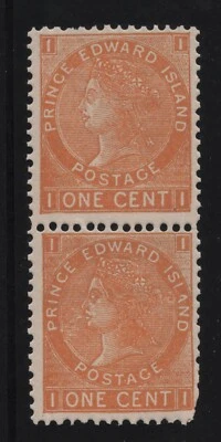 #11iii perf. 13 X 13 pair Prince-Edward-Island Canada mint never hinged - Image 1 of 2