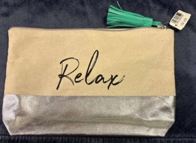 Bath And Body Works Medium Makeup Bag  “Relax” NWT - Image 1 of 4