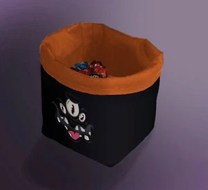 Black Eye Monster Dice Bag, Monster Dice Pouch, Treasure Nest Bag, Dnd Tile Cup - Picture 1 of 1