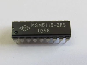 2 Stück - MSM5115-2RS OKI DIP18 - 1Kx4 Static RAM ~ HM-6514 - 2pcs - Picture 1 of 1