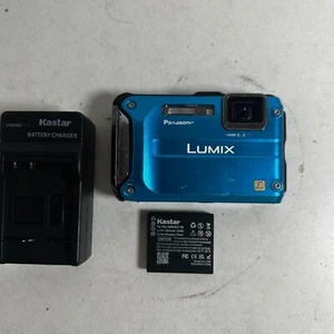 Panasonic Lumix DMC-TS3 Blue 12.1 MP 4.6x Wide Angle Optical Zoom Digital Camera - Picture 1 of 17