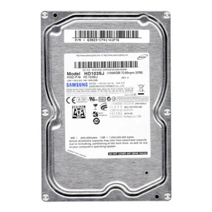 FESTPLATTE SAMSUNG SpinPoint HD103SJ F3 1TB 7.2K 32MB SATA II 3.5'' Zoll - Bild 1 von 3