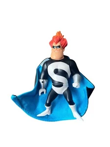 Disney Pixar Incredibles 2003 Hasbro Syndrome 5" figure with cape Missing Tag - Picture 1 of 4