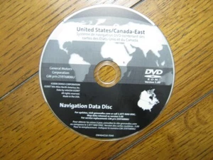CORVETTE CADILLAC 2005-2012 OLDS SAAB NAVIGATION DVD EAST 25976808U VER 5.00 OEM - Picture 1 of 5