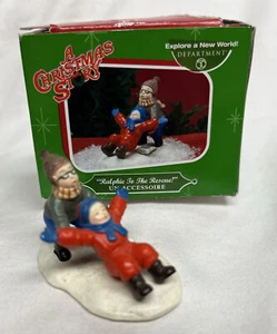 Dept 56 A Christmas Story Village "Ralphie to the Rescue" Figurine accessory - Picture 1 of 8