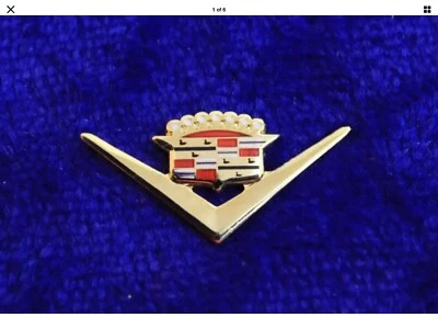 Cadillac Hat Pin Lapel Pin Crest Emblem Accessory Badge GM Fleetwood Series 62 - Image 1 of 4