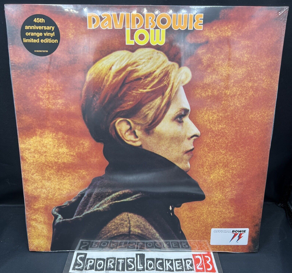 David Bowie Low 45TH Anniversary Limited Edition Orange Color Vinyl LP Record⚡️