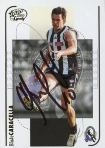 Signed 2005 Collingwood Magpies AFL Select Dynasty Card - Blake Caracella - Picture 1 of 3