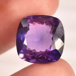 Cojín de zafiro púrpura/rosa natural de 9,30 quilates corte AAA + piedras pre... - Imagen 1 de 10