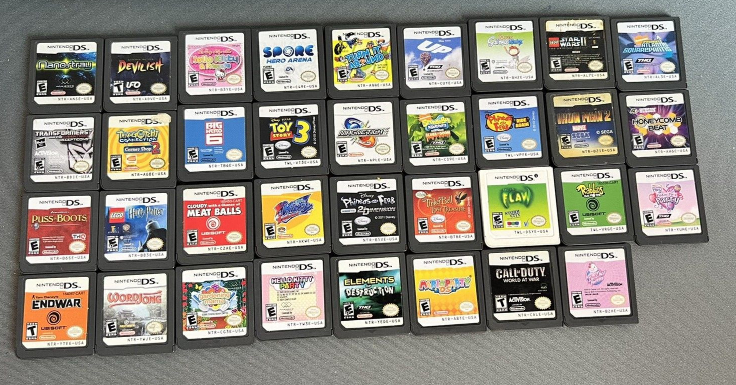 Nintendo DS Games GAMES ONLY- You Pick