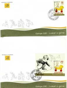 Albania 2015 europa cept 2 fdc - Picture 1 of 1