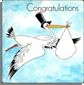 Musicard Greeting Card + Flexidisc! Congratulations (Brahms Lullaby) (1976) - Imagen 1 de 3