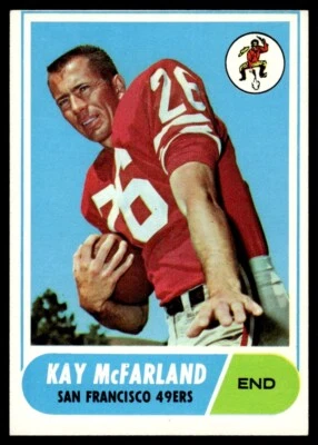 1968 Topps Football Card Kay McFarland San Francisco 49ers #113 - Image 1 of 2