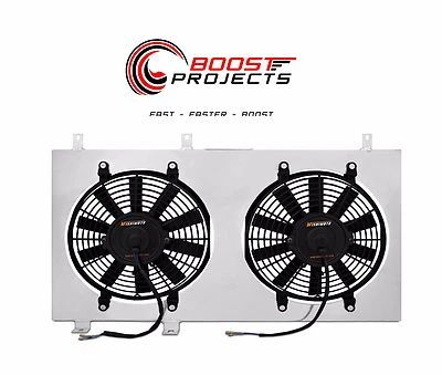 Kit de cobertura de ventilador de alumínio Mishimoto para 1989-1994 Nissan 240SX com KA MMFS-240-89KA - Imagem 1 de 3