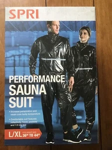 SPRI L/XL Performance Sauna Suit Fit L/XL Fit Waist Size 36” To 44” NEW IN BOX! - Picture 1 of 7