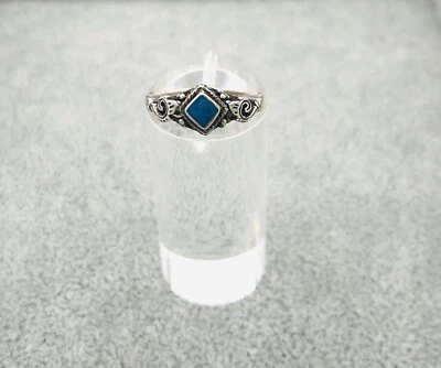 925/- Silberring mit Türkis, Gr.51, Damen, Top Zustand - Bild 1 von 2