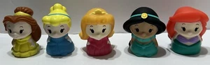 Marionetas de baño de dedo de vinilo princesa Disney Ariel Belle Jasmine Cenicienta Aurora - Imagen 1 de 11