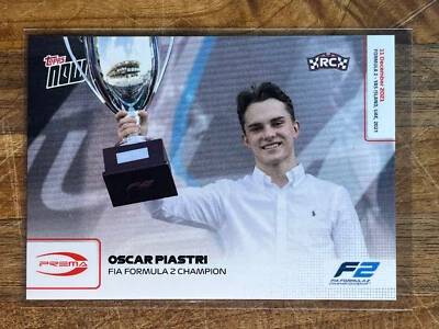 2021 Topps Now Formula 1 F1 | #089 | Oscar Piastri RC - Image 1 of 2