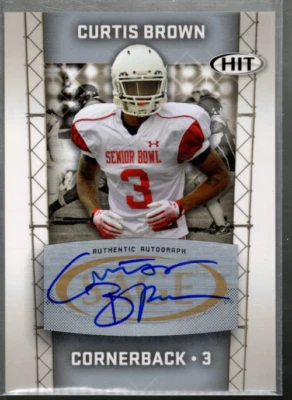 A5807- 2011 SAGE HIT Autographs Silver #73 Curtis Brown Auto - NM-MT - Image 1 of 2