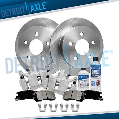 Rear Rotors &Calipers + Brake Pads for Impala Monte Carlo Regal Intrigue Century - Image 1 of 4