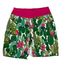 Shredly MTB Mountain Biking Shorts Women's Size 14 Multicolor Cactus Made in USA