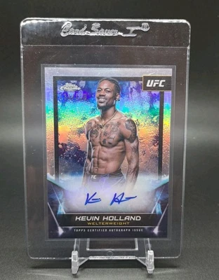 2024 Topps Chrome UFC Kevin Holland Signatures Refractor Auto #/150 - Image 1 of 2