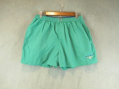 Pantalones Cortos Polo Deportivos Ralph Lauren Para Hombres Grandes Verde Nylon Bañador Logo Bandera Foto 1 de 4