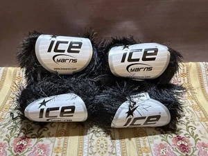 Hilos de hielo hilo de pestañas NEGRO 50 gramos LOTE de 4 NUEVO - Imagen 1 de 9