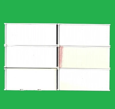 AWM / 6x HO Scale Containers in Plain White - Image 1 of 4