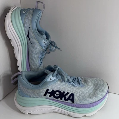 Hoka One One Women Gaviota 5 1134235 ABSO Blue Running Shoes Sneakers Size 7 B - Image 1 of 4