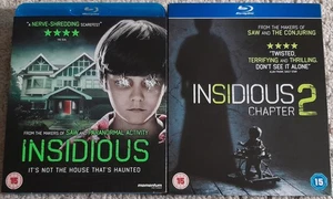 INSIDIOUS 1 & 2 BLU-RAY + SLIP COVERS 2 MOVIE COLLECTION  - Imagen 1 de 2