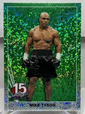 Mike Tyson - 2025 Leaf 15th Anniversary - Green Refractor🔥Iron Mike🔥/6 - Image 1 of 2