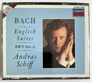 Bach English Suites Andras Schiff 1988 London 2 Cds - Picture 1 of 4