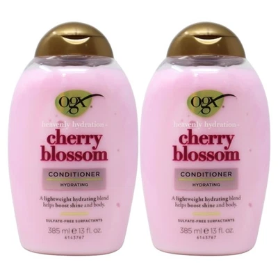 Paquete de 2 - Acondicionador de hidratación OGX Heavenly, flor de cerezo, 13 OZ Foto 1 de 3