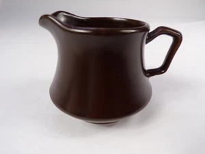 Vintage Nikko Arrowhead Stoneware Creamer Espresso Brown 7oz K25 - Picture 1 of 6