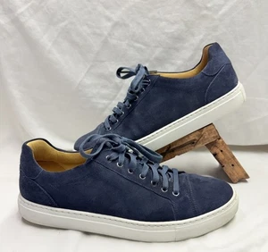 Magnanni Wildleder Turnschuhe Freizeit Herren Größe 10,5 M 21558 Marineblau Wildleder Niedrig - Bild 1 von 20