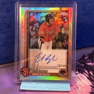 2025 Topps Chrome Trenton Brooks Chrome AUTO /499 RC #RA-TBR - Picture 1 of 2