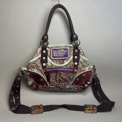 George Gina & Lucy GG&L Multicolor Vinyl Paisley Women's Bag Purse - - Image 1 of 4