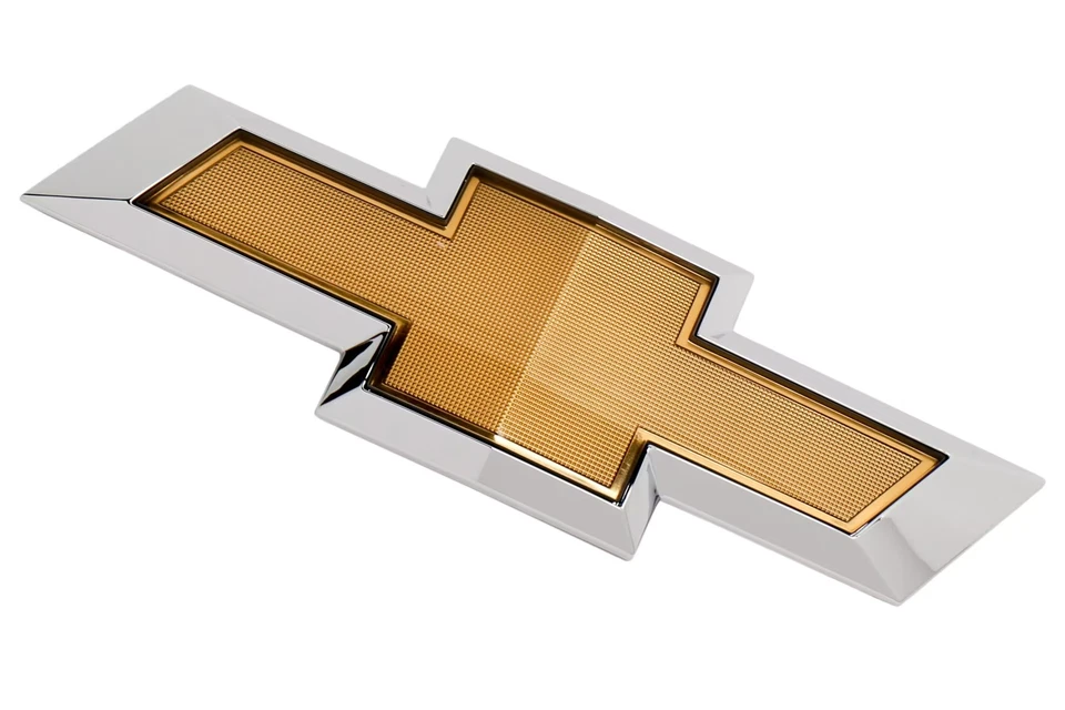 OEM NEW Front Bumper Emblem Badge Fascia Gold & Chrome 10-15 Equinox 22760645 - Image 1 of 1