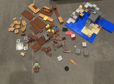 Lego 21152 Minecraft set l’île aux pirates collector incomplet - Photo 1/3