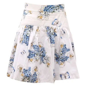 7624AC gonna bimba girl MONNALISA white cotton skirt kid - Bild 1 von 4