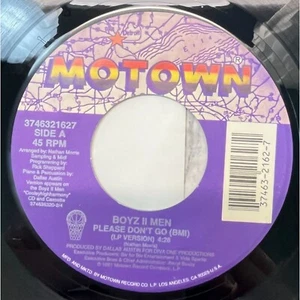 Boyz II Men Please Don't Go / Uhh Ahh 45 R&B Soul Motown 1991 VG+ - Bild 1 von 6