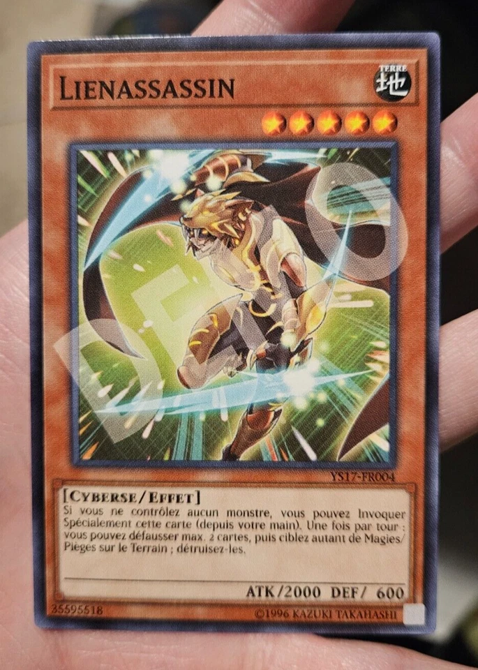 misprint linkslayer DEMO french yugioh ys17 error - Image 1 of 1