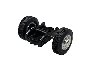 1/64 DCP PARTS PUSHER AXLE W/ SINGLE FLOAT TIRES W/ MOUNT - Image 1 of 4