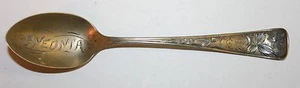 Vintage Oneonta w/Flowered Handle Sterling Silver 4 1/4" Souvenir Spoon - Picture 1 of 4