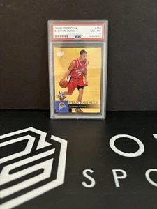 2009-10 Upper Deck #234 Stephen Curry Warriors RC Rookie PSA 8 NM-MT - Picture 1 of 2