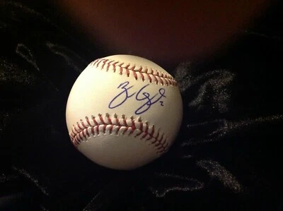 ZACK COZART AUTOGRAPHED AUTO SIGNED WITH OMLB CINCINNATI REDS LOS ANGELES ANGELS - Image 1 of 2