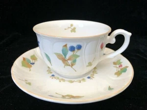 Noritake Annie Berry Cup and Saucer with Flowers - Made in Japan - NEW - Picture 1 of 8