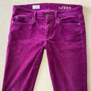 Ladies GAP LEGGING JEAN Pink Skinny Cords Jeans Size 12 W30 L28 (443H) - Picture 1 of 10