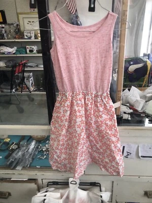 L. L. Bean youth girls dress sz 10 stars orange - Image 1 of 3